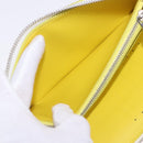 LOUIS VUITTON Monogram Everyday Zippy Wallet Vertical Yellow M80852 Auth 197912M-16
