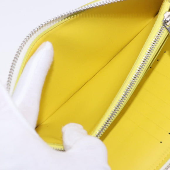 LOUIS VUITTON Monogram Everyday Zippy Wallet Vertical Yellow M80852 Auth 197912M