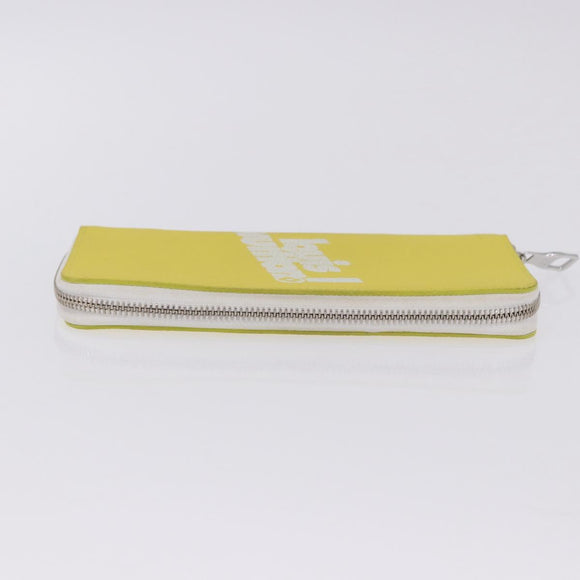 LOUIS VUITTON Monogram Everyday Zippy Wallet Vertical Yellow M80852 Auth 197912M