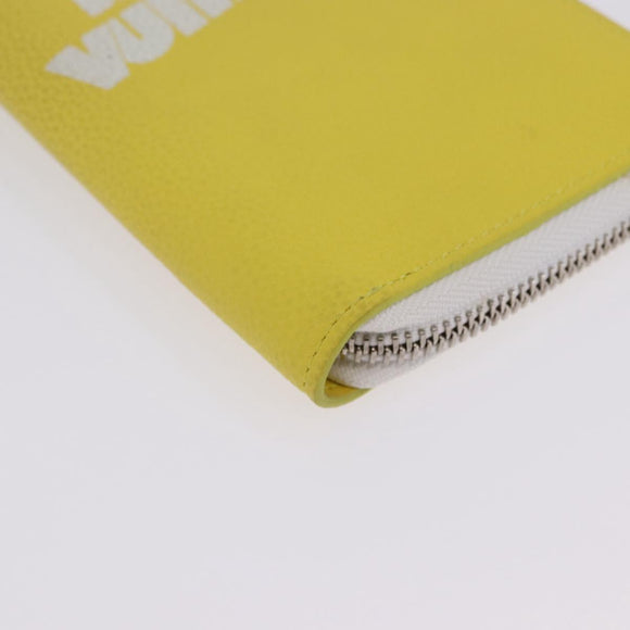LOUIS VUITTON Monogram Everyday Zippy Wallet Vertical Yellow M80852 Auth 197912M