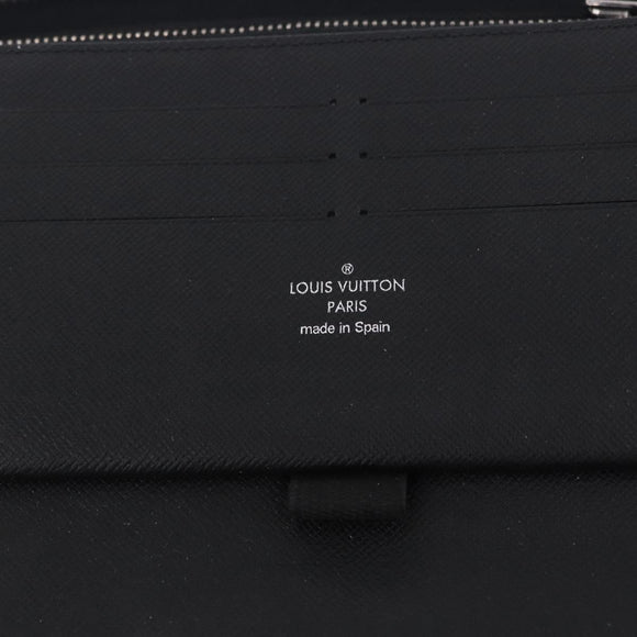 LOUIS VUITTON Damier Graphite Zippy Organizer Long Wallet N63077 LV Auth 197913A