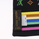 LOUIS VUITTON Bando Scarf Silk Multicolor M71992 LV Auth 197914M-13