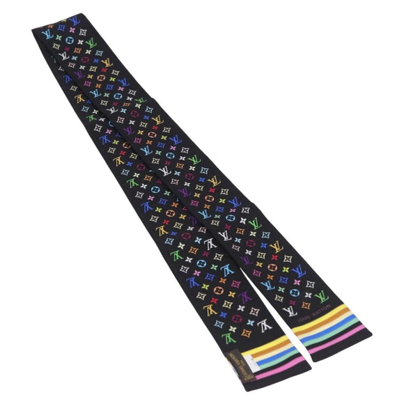 LOUIS VUITTON Bando Scarf Silk Multicolor M71992 LV Auth 197914M