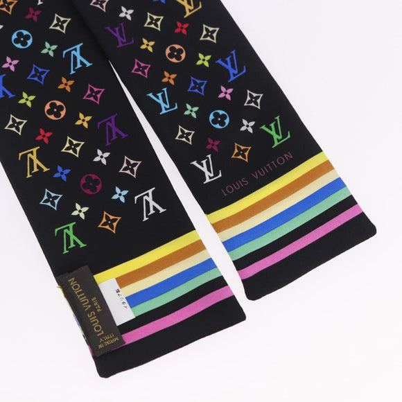 LOUIS VUITTON Bando Scarf Silk Multicolor M71992 LV Auth 197914M