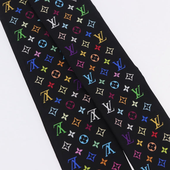 LOUIS VUITTON Bando Scarf Silk Multicolor M71992 LV Auth 197914M