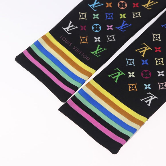 LOUIS VUITTON Bando Scarf Silk Multicolor M71992 LV Auth 197914M