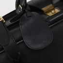 GUCCI Micro GG Supreme Trunk PVC Black Gold 010 123 0520 50 Auth 197916-18