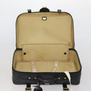 GUCCI Micro GG Supreme Trunk PVC Black Gold 010 123 0520 50 Auth 197916-21