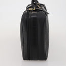 GUCCI Micro GG Supreme Trunk PVC Black Gold 010 123 0520 50 Auth 197916-4