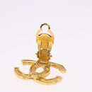 CHANEL Earring Metal Gold Tone CC Auth 197919M-10