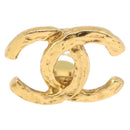 CHANEL Earring Metal Gold Tone CC Auth 197919M-7