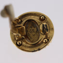 CHANEL Earring Metal Gold Tone CC Auth 197920-6