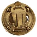 CHANEL Earring Metal Gold Tone CC Auth 197920-8