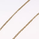 Christian Dior Necklace Metal Gold Tone Auth 197923-10