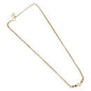 Christian Dior Necklace Metal Gold Tone Auth 197923-2