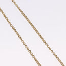 Christian Dior Necklace Metal Gold Tone Auth 197923-5