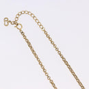 Christian Dior Necklace Metal Gold Tone Auth 197923-6