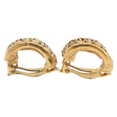 CHANEL Earring Metal Gold Tone CC Auth 197925-12