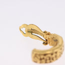CHANEL Earring Metal Gold Tone CC Auth 197925-6