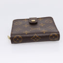 LOUIS VUITTON Monogram Compact Zip Wallet M61667 LV Auth 197930A-4