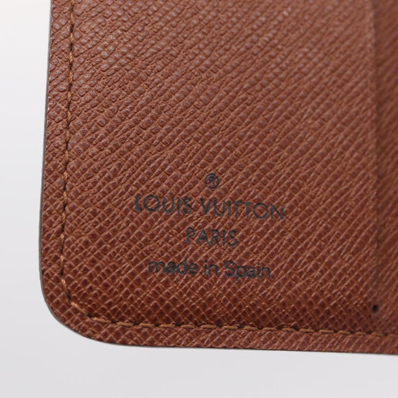 LOUIS VUITTON Monogram Compact Zip Wallet M61667 LV Auth 197932V