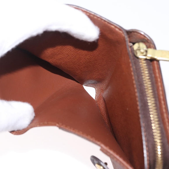 LOUIS VUITTON Monogram Compact Zip Wallet M61667 LV Auth 197932V