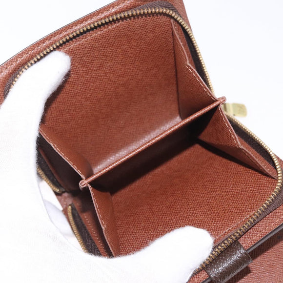 LOUIS VUITTON Monogram Compact Zip Wallet M61667 LV Auth 197932V
