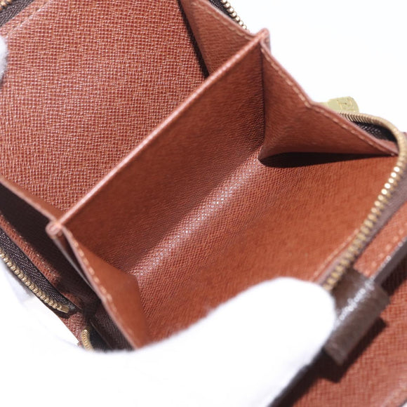 LOUIS VUITTON Monogram Compact Zip Wallet M61667 LV Auth 197932V