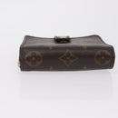 LOUIS VUITTON Monogram Compact Zip Wallet M61667 LV Auth 197932V-4