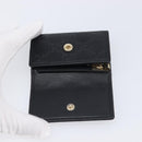 GUCCI GG Canvas Guccissima Key Case Leather Black Gold Tone 138093 Auth 197933V-17