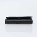 GUCCI GG Canvas Guccissima Key Case Leather Black Gold Tone 138093 Auth 197933V-6
