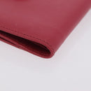 PRADA Bifold Wallet Saffiano leather Pink Gold Auth 197939M-15