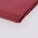 PRADA Bifold Wallet Saffiano leather Pink Gold Auth 197939M-16