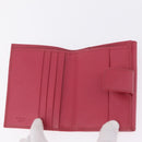 PRADA Bifold Wallet Saffiano leather Pink Gold Auth 197939M-8