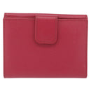 PRADA Bifold Wallet Saffiano leather Pink Gold Auth 197939M-2