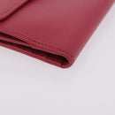 PRADA Bifold Wallet Saffiano leather Pink Gold Auth 197939M-7