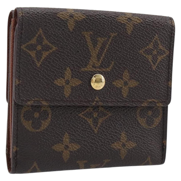 LOUIS VUITTON Monogram Porte Monnaie Bier Cartes Crdit M61652 LV Auth 197947A
