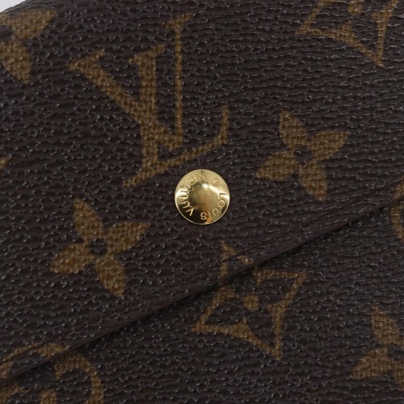 LOUIS VUITTON Monogram Porte Monnaie Bier Cartes Crdit M61652 LV Auth 197947A
