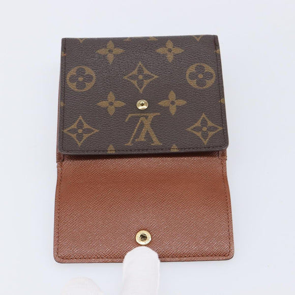 LOUIS VUITTON Monogram Porte Monnaie Bier Cartes Crdit M61652 LV Auth 197947A