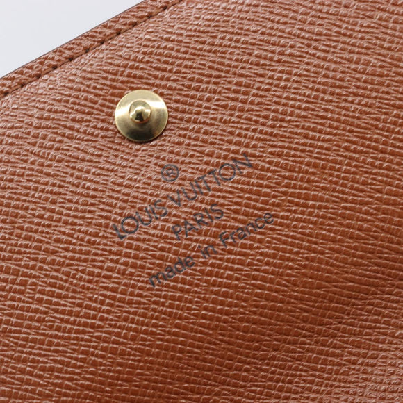 LOUIS VUITTON Monogram Porte Monnaie Bier Cartes Crdit M61652 LV Auth 197947A