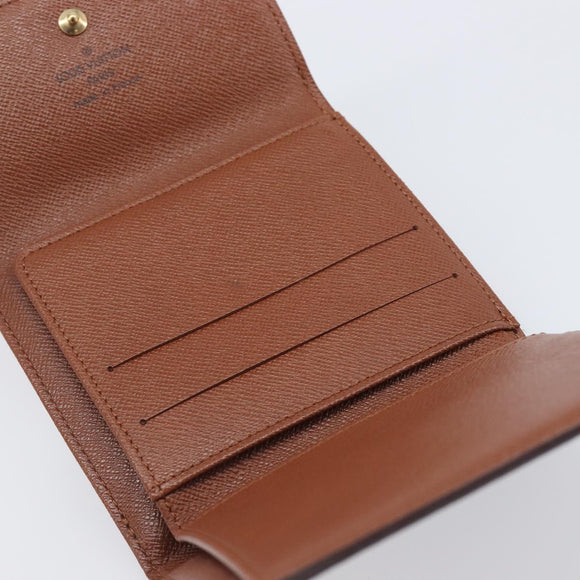 LOUIS VUITTON Monogram Porte Monnaie Bier Cartes Crdit M61652 LV Auth 197947A