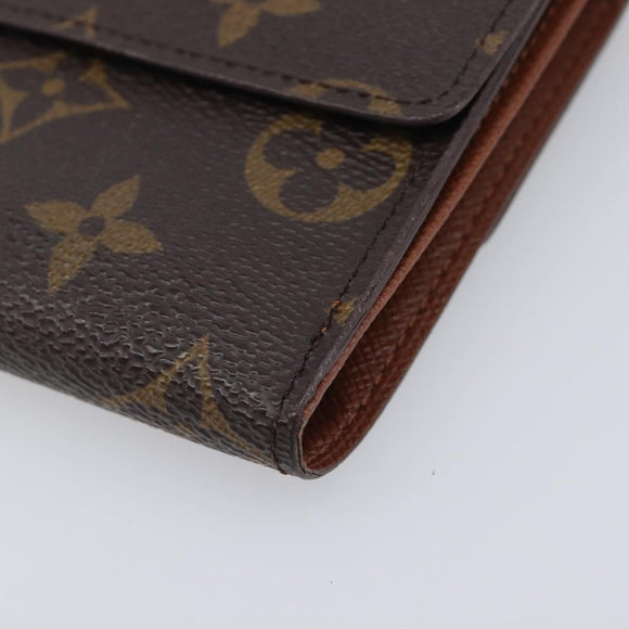 LOUIS VUITTON Monogram Porte Monnaie Bier Cartes Crdit M61652 LV Auth 197947A