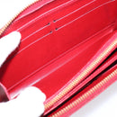 LOUIS VUITTON Monogram Vernis Zippy Wallet Pomme D'amour M91981 LV Auth 197950A-16