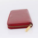 LOUIS VUITTON Monogram Vernis Zippy Wallet Pomme D'amour M91981 LV Auth 197950A-4