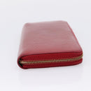 LOUIS VUITTON Monogram Vernis Zippy Wallet Pomme D'amour M91981 LV Auth 197950A-5