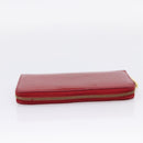 LOUIS VUITTON Monogram Vernis Zippy Wallet Pomme D'amour M91981 LV Auth 197950A-6