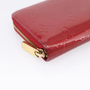 LOUIS VUITTON Monogram Vernis Zippy Wallet Pomme D'amour M91981 LV Auth 197950A-9