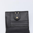 FENDI Zucca Canvas Bifold Wallet Black Brown Auth 197952V-18