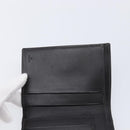 FENDI Zucca Canvas Bifold Wallet Black Brown Auth 197952V-19