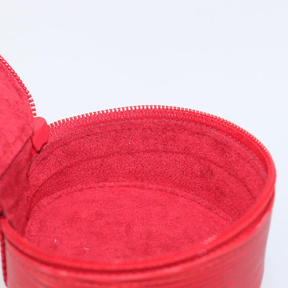 LOUIS VUITTON Epi Ecrin Bijoux 8 Jewelry Box Red M48227 LV Auth 197953V